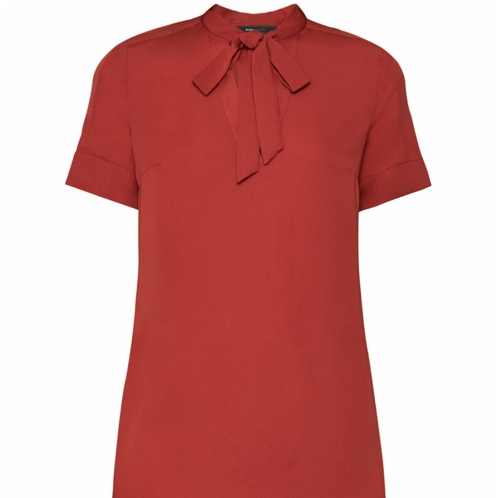 BCBGMAXAZRIA Tie-Neck Dress     BCBGMAXAZRIA - Picture 4 of 4